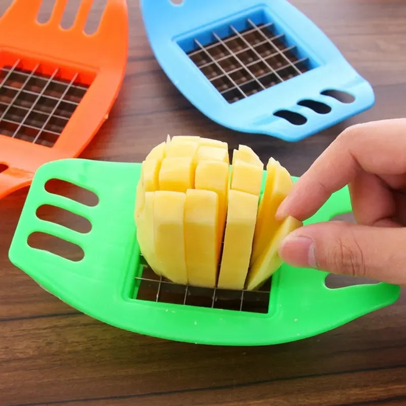 Kitchen Gadgets Vegetable Cutter - Tagliapatatine per Patatine Fritte, Affettatrice per