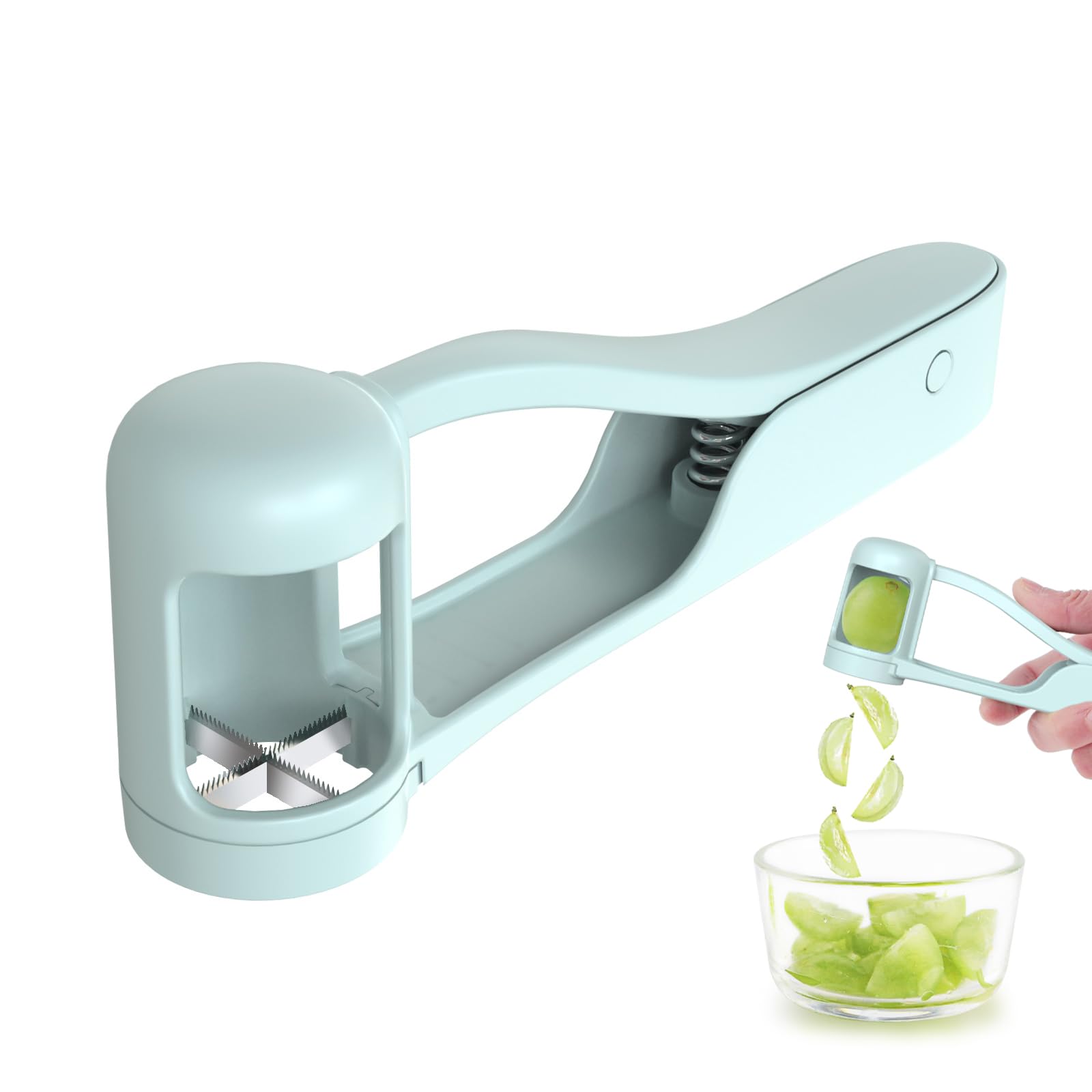 Kitchen Gadgets Vegetable Cutter - Nuovo Uva Ciliegia Pomodoro Fragola Taglierina