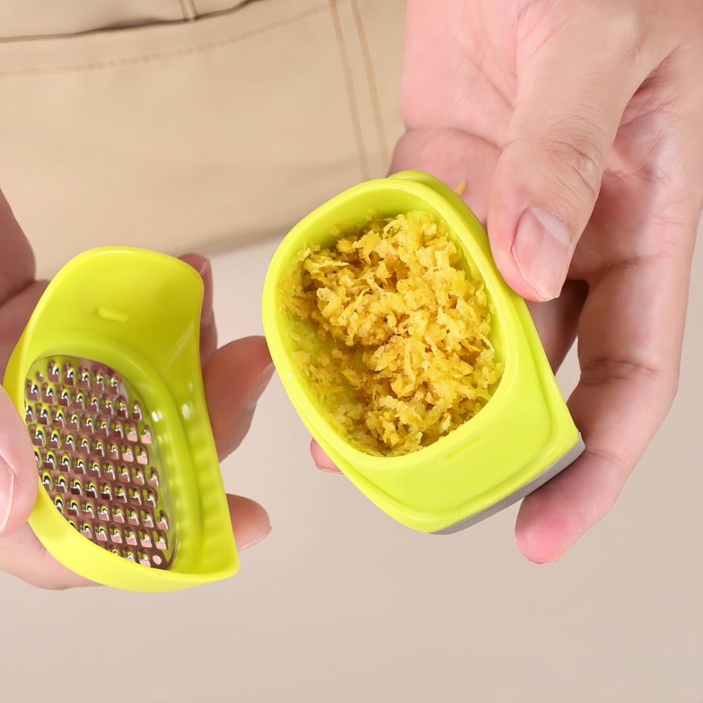 Cheese Grater Box - Pressa per aglio circolare affilata, durevole,