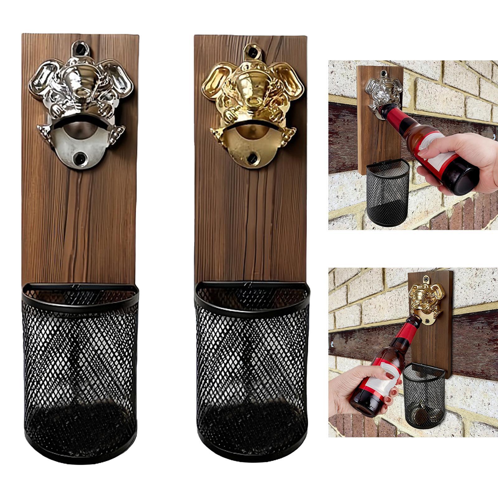 Kitchen Gadgets To Gift - Apribottiglie Magnetico con Raccoglitore di Tappi,