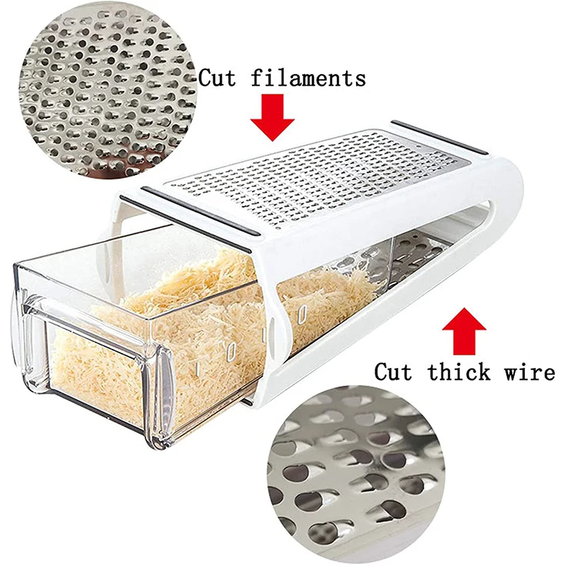 Lame a doppia faccia Grattugia - Cheese Grater Box recensione e prezzo