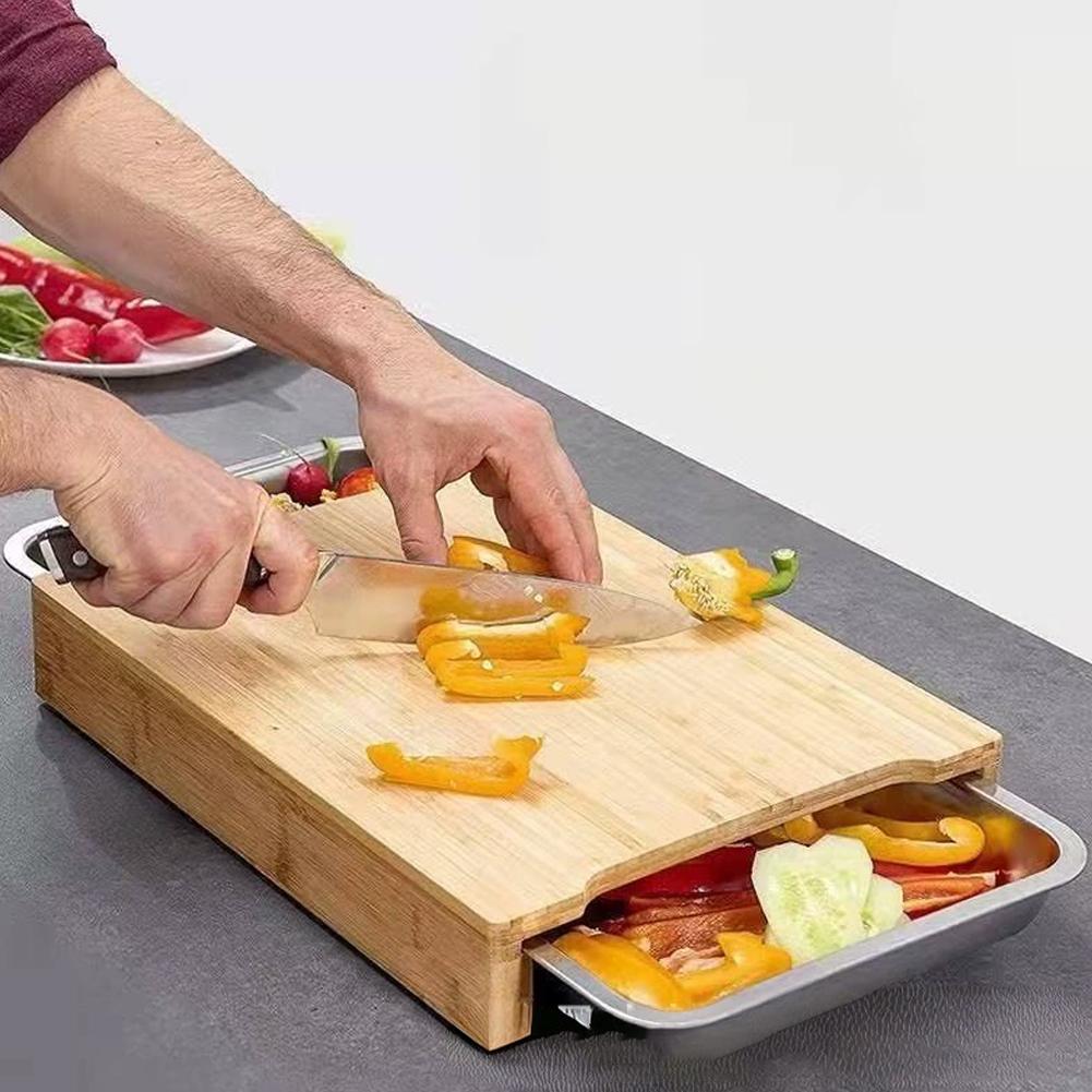 Tagliere in bambù con vassoio  - Bamboo Cutting Board recensione e prezzo