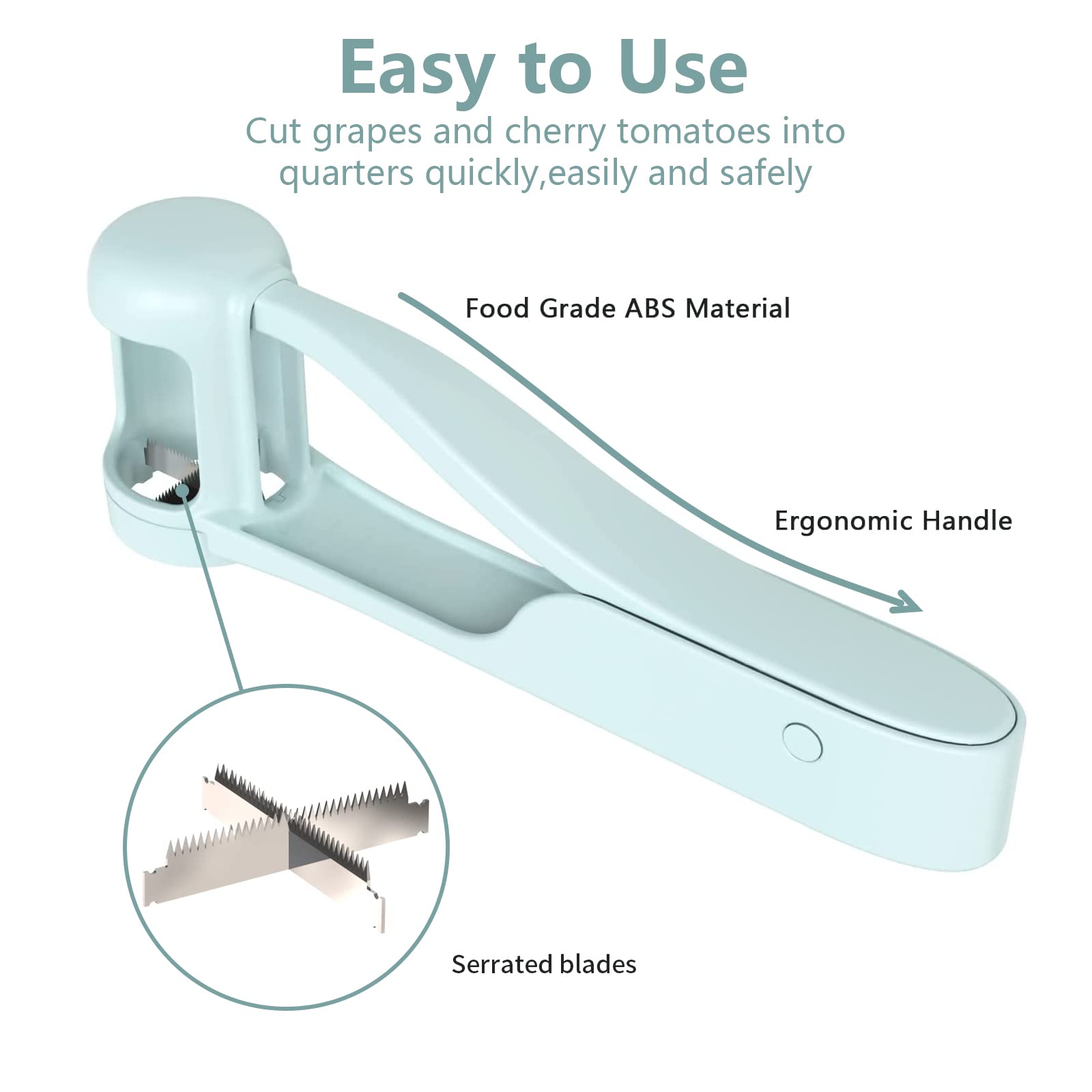 Nuovo Uva Ciliegia Pomodoro Fr - Kitchen Gadgets Vegetable Cutter recensione e prezzo