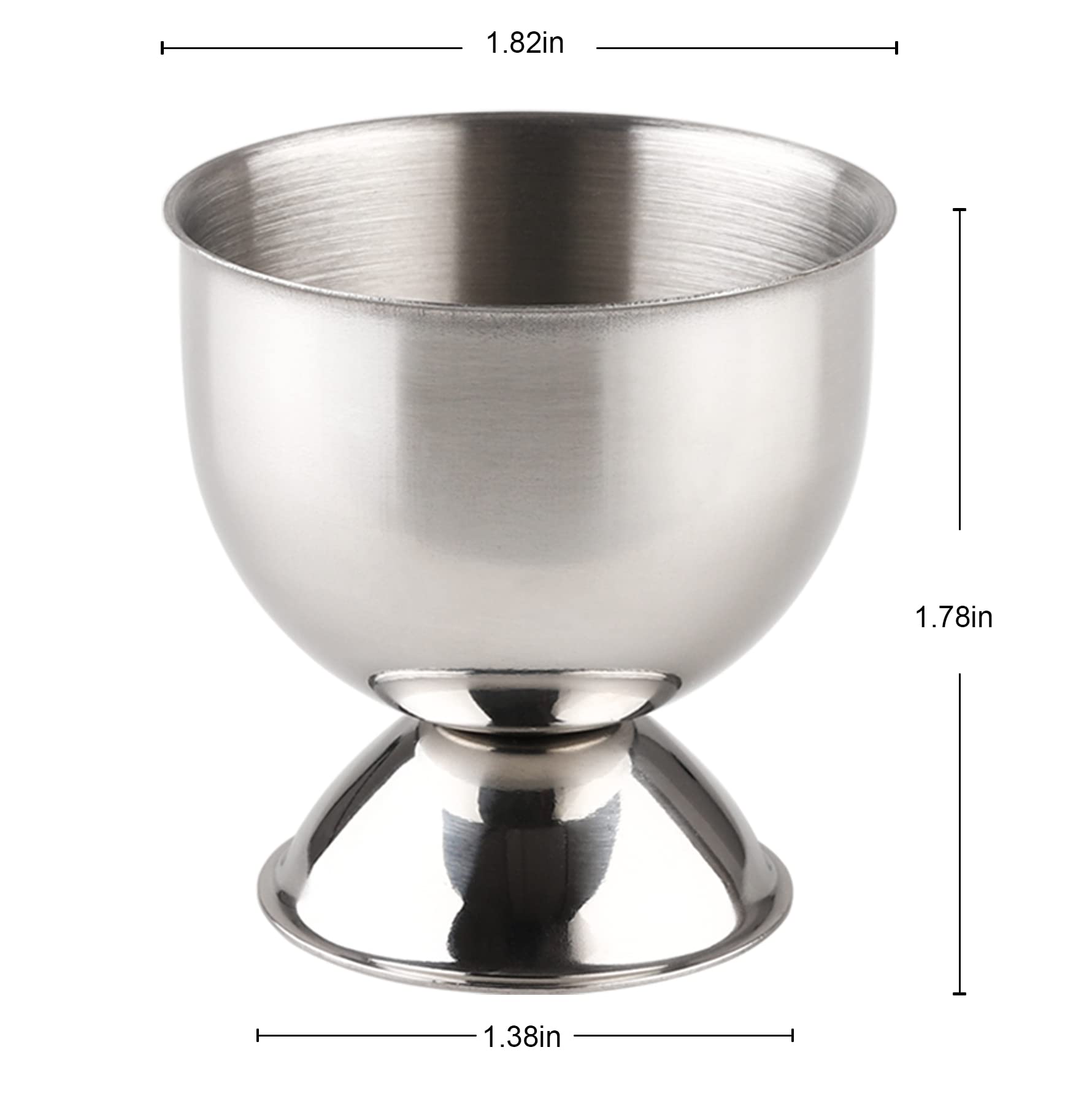 Set di tazze per uova in accia - Kitchen Gadgets To Gift recensione e prezzo
